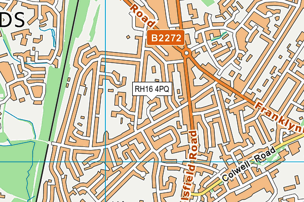 RH16 4PQ map - OS VectorMap District (Ordnance Survey) RH16 4PQ map - OS VectorMap District (Ordnance Survey)