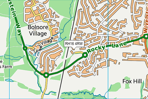 RH16 4RW map - OS VectorMap District (Ordnance Survey) RH16 4RW map - OS VectorMap District (Ordnance Survey)