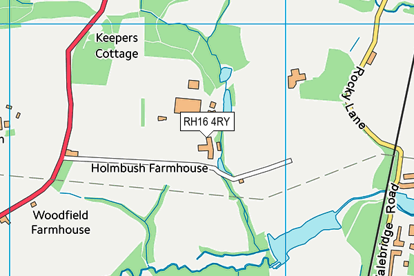 RH16 4RY map - OS VectorMap District (Ordnance Survey) RH16 4RY map - OS VectorMap District (Ordnance Survey)