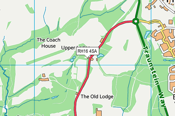RH16 4SA map - OS VectorMap District (Ordnance Survey) RH16 4SA map - OS VectorMap District (Ordnance Survey)