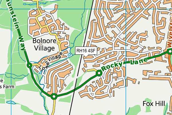 RH16 4SF map - OS VectorMap District (Ordnance Survey) RH16 4SF map - OS VectorMap District (Ordnance Survey)