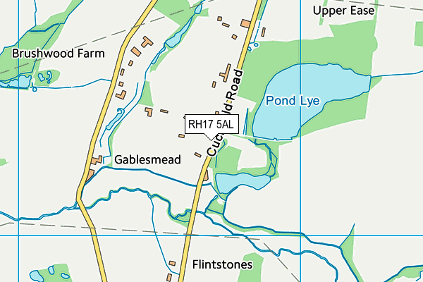 RH17 5AL map - OS VectorMap District (Ordnance Survey) RH17 5AL map - OS VectorMap District (Ordnance Survey)