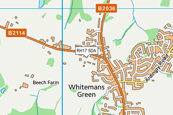 RH17 5DA map - OS VectorMap District (Ordnance Survey) RH17 5DA map - OS VectorMap District (Ordnance Survey)
