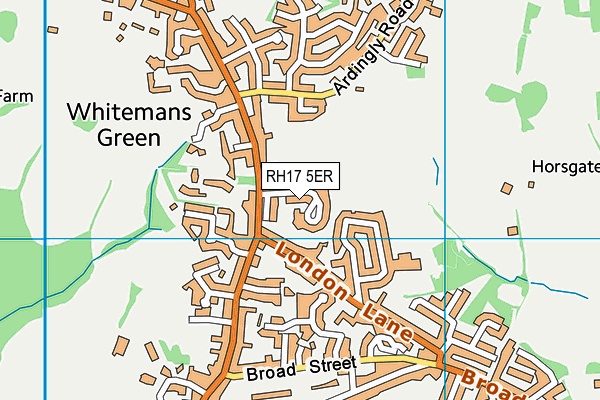 RH17 5ER map - OS VectorMap District (Ordnance Survey) RH17 5ER map - OS VectorMap District (Ordnance Survey)