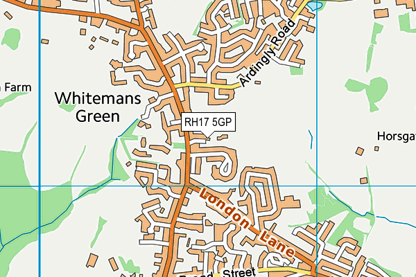 RH17 5GP map - OS VectorMap District (Ordnance Survey) RH17 5GP map - OS VectorMap District (Ordnance Survey)