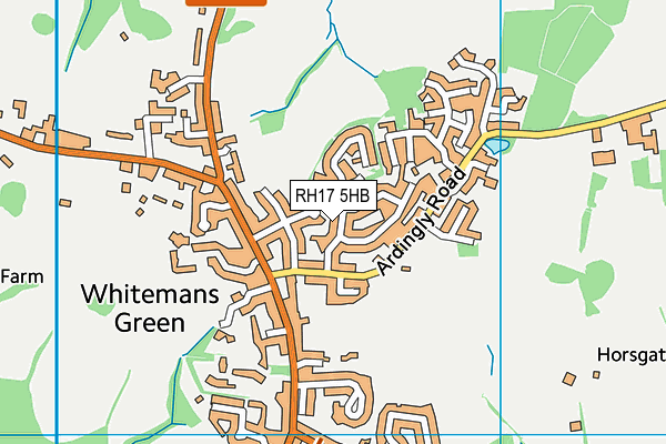 RH17 5HB map - OS VectorMap District (Ordnance Survey) RH17 5HB map - OS VectorMap District (Ordnance Survey)