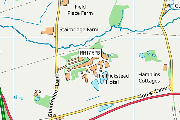 RH17 5PB map - OS VectorMap District (Ordnance Survey) RH17 5PB map - OS VectorMap District (Ordnance Survey)