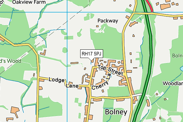 RH17 5PJ map - OS VectorMap District (Ordnance Survey) RH17 5PJ map - OS VectorMap District (Ordnance Survey)