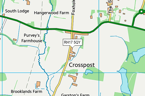 RH17 5QY map - OS VectorMap District (Ordnance Survey) RH17 5QY map - OS VectorMap District (Ordnance Survey)