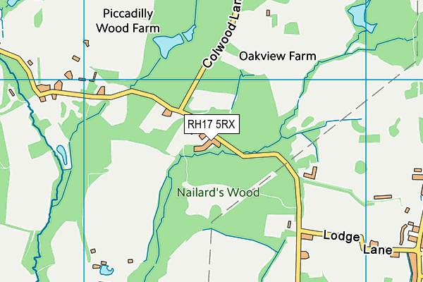 RH17 5RX map - OS VectorMap District (Ordnance Survey) RH17 5RX map - OS VectorMap District (Ordnance Survey)