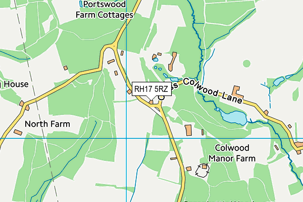 RH17 5RZ map - OS VectorMap District (Ordnance Survey) RH17 5RZ map - OS VectorMap District (Ordnance Survey)
