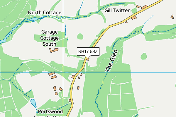 RH17 5SZ map - OS VectorMap District (Ordnance Survey) RH17 5SZ map - OS VectorMap District (Ordnance Survey)