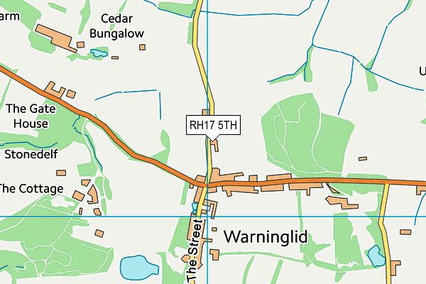 RH17 5TH map - OS VectorMap District (Ordnance Survey) RH17 5TH map - OS VectorMap District (Ordnance Survey)