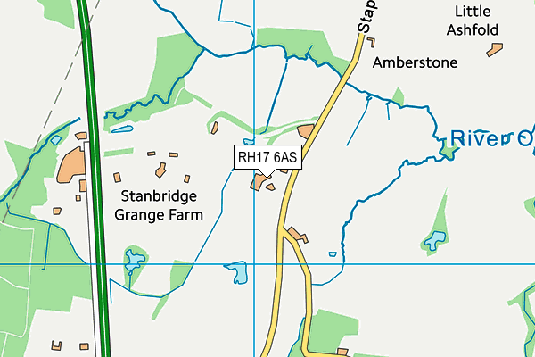 RH17 6AS map - OS VectorMap District (Ordnance Survey) RH17 6AS map - OS VectorMap District (Ordnance Survey)