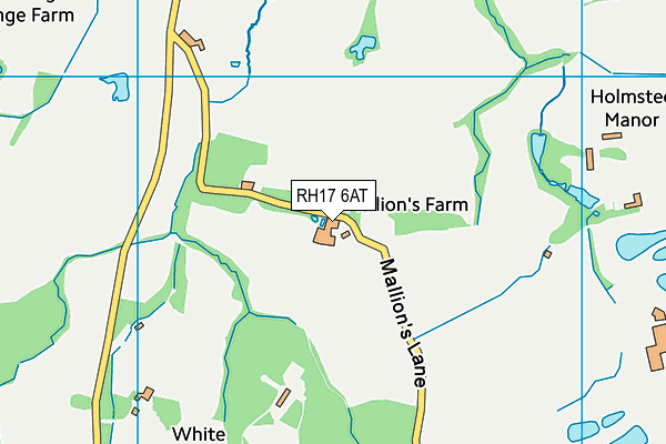 RH17 6AT map - OS VectorMap District (Ordnance Survey) RH17 6AT map - OS VectorMap District (Ordnance Survey)