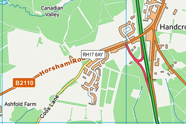 RH17 6AY map - OS VectorMap District (Ordnance Survey) RH17 6AY map - OS VectorMap District (Ordnance Survey)