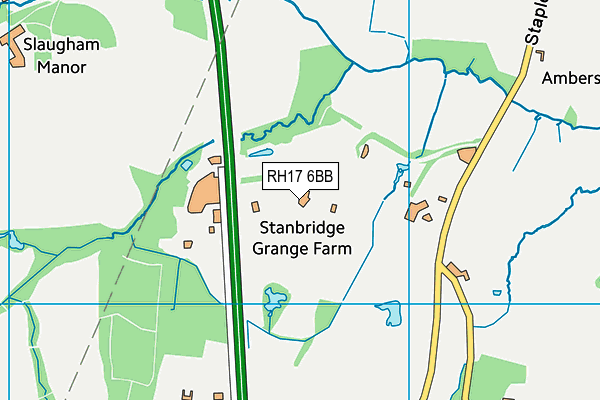 RH17 6BB map - OS VectorMap District (Ordnance Survey) RH17 6BB map - OS VectorMap District (Ordnance Survey)