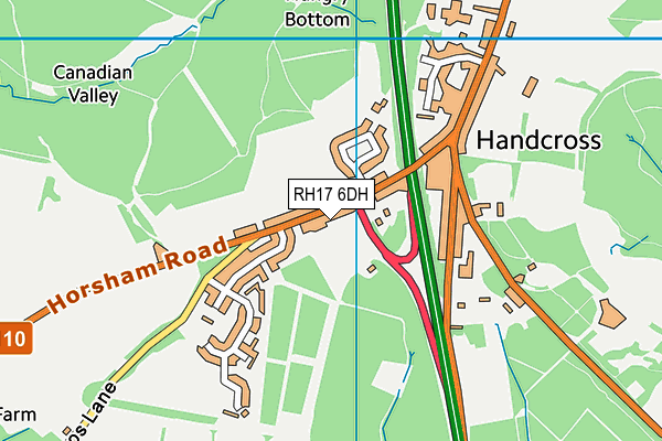 RH17 6DH map - OS VectorMap District (Ordnance Survey) RH17 6DH map - OS VectorMap District (Ordnance Survey)