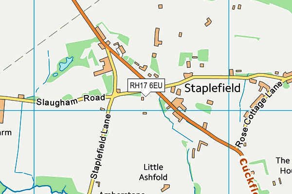 RH17 6EU map - OS VectorMap District (Ordnance Survey) RH17 6EU map - OS VectorMap District (Ordnance Survey)