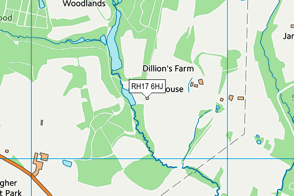 RH17 6HJ map - OS VectorMap District (Ordnance Survey) RH17 6HJ map - OS VectorMap District (Ordnance Survey)