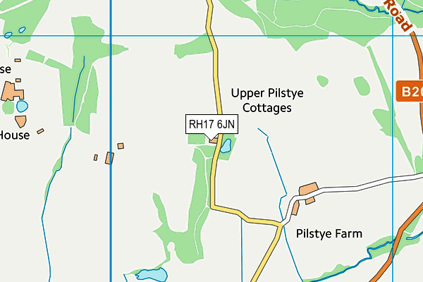 RH17 6JN map - OS VectorMap District (Ordnance Survey) RH17 6JN map - OS VectorMap District (Ordnance Survey)