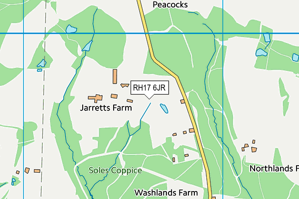 RH17 6JR map - OS VectorMap District (Ordnance Survey) RH17 6JR map - OS VectorMap District (Ordnance Survey)