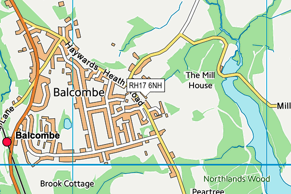 RH17 6NH map - OS VectorMap District (Ordnance Survey) RH17 6NH map - OS VectorMap District (Ordnance Survey)