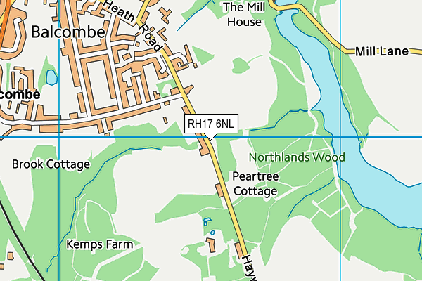 RH17 6NL map - OS VectorMap District (Ordnance Survey) RH17 6NL map - OS VectorMap District (Ordnance Survey)