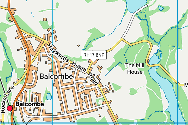 RH17 6NP map - OS VectorMap District (Ordnance Survey) RH17 6NP map - OS VectorMap District (Ordnance Survey)