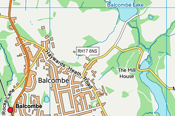 RH17 6NS map - OS VectorMap District (Ordnance Survey) RH17 6NS map - OS VectorMap District (Ordnance Survey)