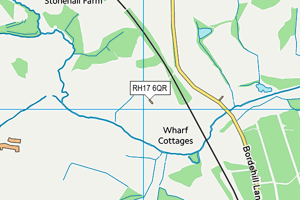 RH17 6QR map - OS VectorMap District (Ordnance Survey) RH17 6QR map - OS VectorMap District (Ordnance Survey)
