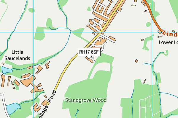 RH17 6SF map - OS VectorMap District (Ordnance Survey) RH17 6SF map - OS VectorMap District (Ordnance Survey)