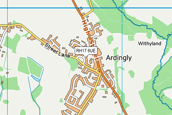 RH17 6UE map - OS VectorMap District (Ordnance Survey) RH17 6UE map - OS VectorMap District (Ordnance Survey)