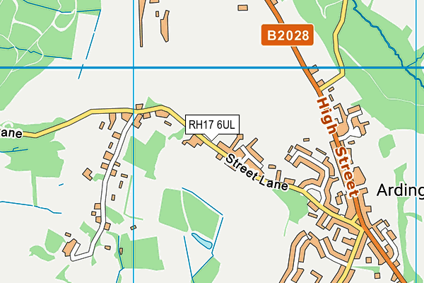 RH17 6UL map - OS VectorMap District (Ordnance Survey) RH17 6UL map - OS VectorMap District (Ordnance Survey)