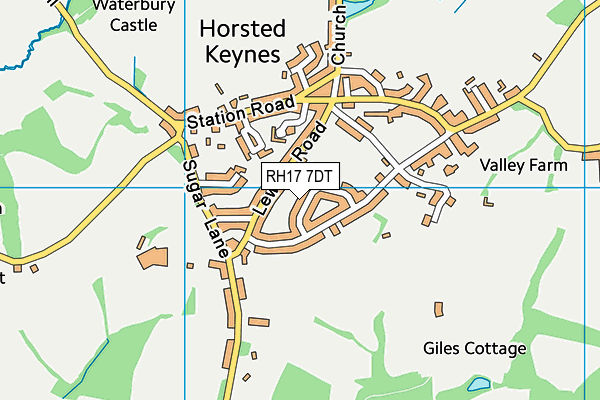 RH17 7DT map - OS VectorMap District (Ordnance Survey) RH17 7DT map - OS VectorMap District (Ordnance Survey)