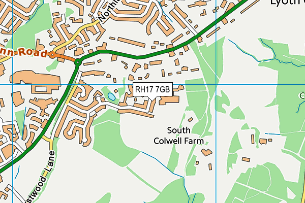 RH17 7GB map - OS VectorMap District (Ordnance Survey) RH17 7GB map - OS VectorMap District (Ordnance Survey)