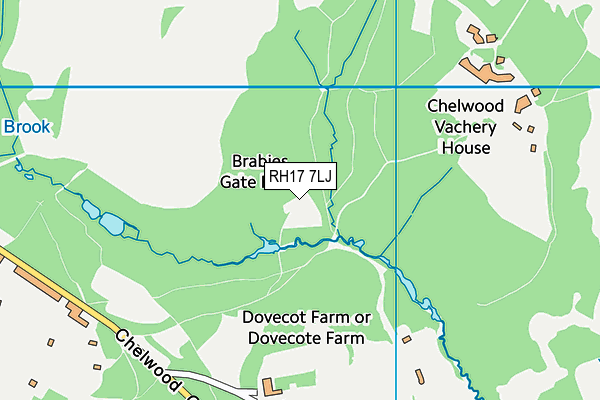 RH17 7LJ map - OS VectorMap District (Ordnance Survey) RH17 7LJ map - OS VectorMap District (Ordnance Survey)