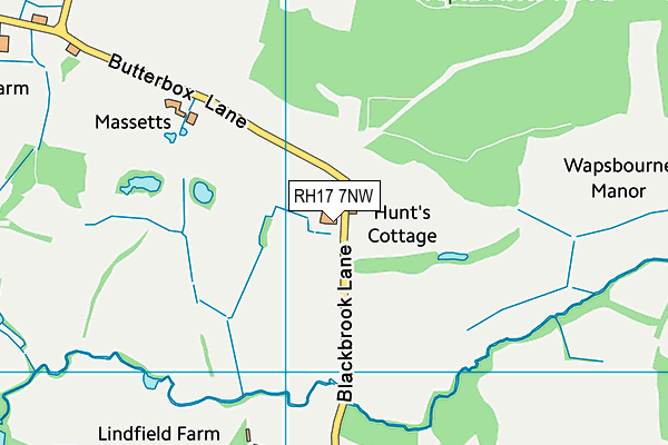 RH17 7NW map - OS VectorMap District (Ordnance Survey) RH17 7NW map - OS VectorMap District (Ordnance Survey)