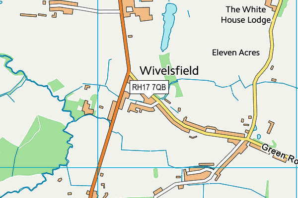 RH17 7QB map - OS VectorMap District (Ordnance Survey) RH17 7QB map - OS VectorMap District (Ordnance Survey)