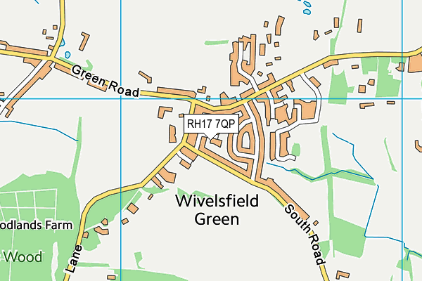 RH17 7QP map - OS VectorMap District (Ordnance Survey) RH17 7QP map - OS VectorMap District (Ordnance Survey)