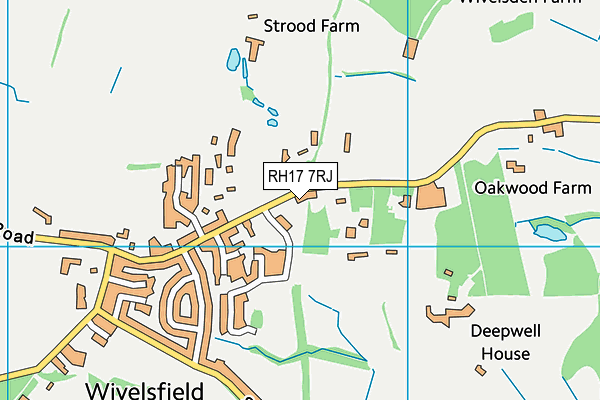 RH17 7RJ map - OS VectorMap District (Ordnance Survey) RH17 7RJ map - OS VectorMap District (Ordnance Survey)