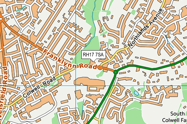 RH17 7SA map - OS VectorMap District (Ordnance Survey) RH17 7SA map - OS VectorMap District (Ordnance Survey)