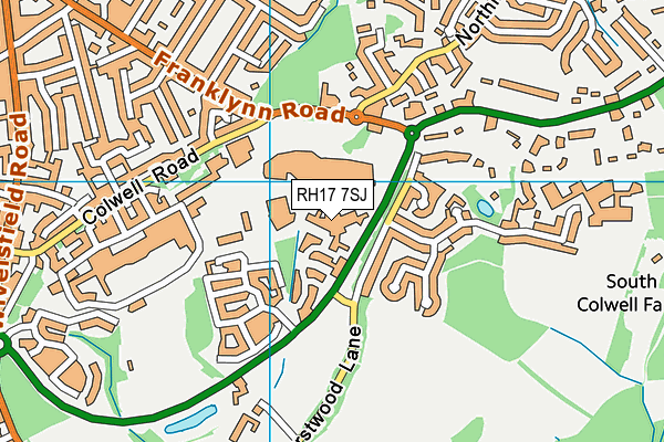 RH17 7SJ map - OS VectorMap District (Ordnance Survey) RH17 7SJ map - OS VectorMap District (Ordnance Survey)
