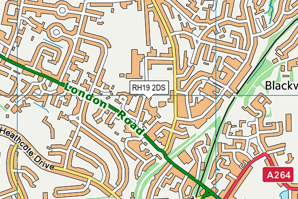 RH19 2DS map - OS VectorMap District (Ordnance Survey) RH19 2DS map - OS VectorMap District (Ordnance Survey)