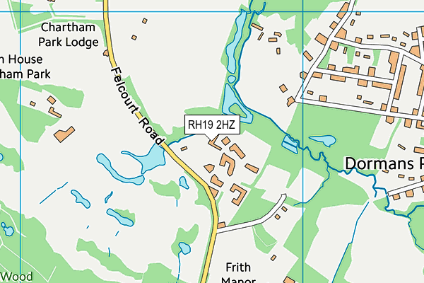 RH19 2HZ map - OS VectorMap District (Ordnance Survey) RH19 2HZ map - OS VectorMap District (Ordnance Survey)