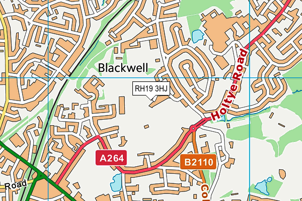 RH19 3HJ map - OS VectorMap District (Ordnance Survey) RH19 3HJ map - OS VectorMap District (Ordnance Survey)