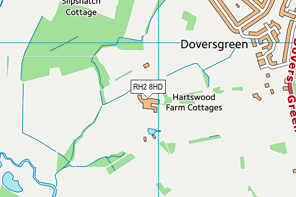 RH2 8HD map - OS VectorMap District (Ordnance Survey) RH2 8HD map - OS VectorMap District (Ordnance Survey)