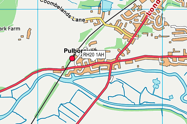 RH20 1AH map - OS VectorMap District (Ordnance Survey) RH20 1AH map - OS VectorMap District (Ordnance Survey)