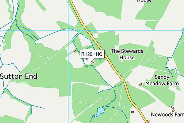 RH20 1HQ map - OS VectorMap District (Ordnance Survey) RH20 1HQ map - OS VectorMap District (Ordnance Survey)