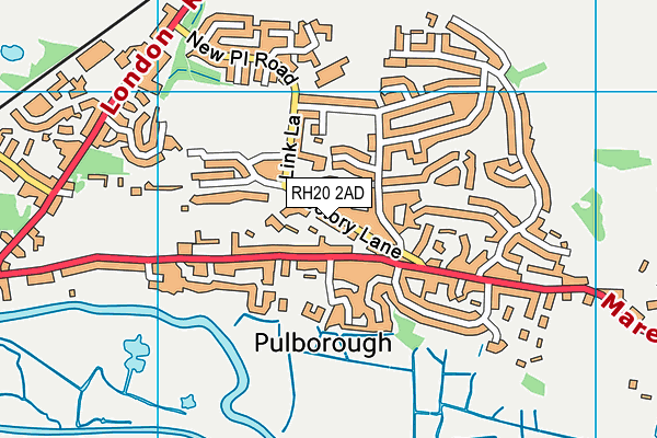 RH20 2AD map - OS VectorMap District (Ordnance Survey) RH20 2AD map - OS VectorMap District (Ordnance Survey)